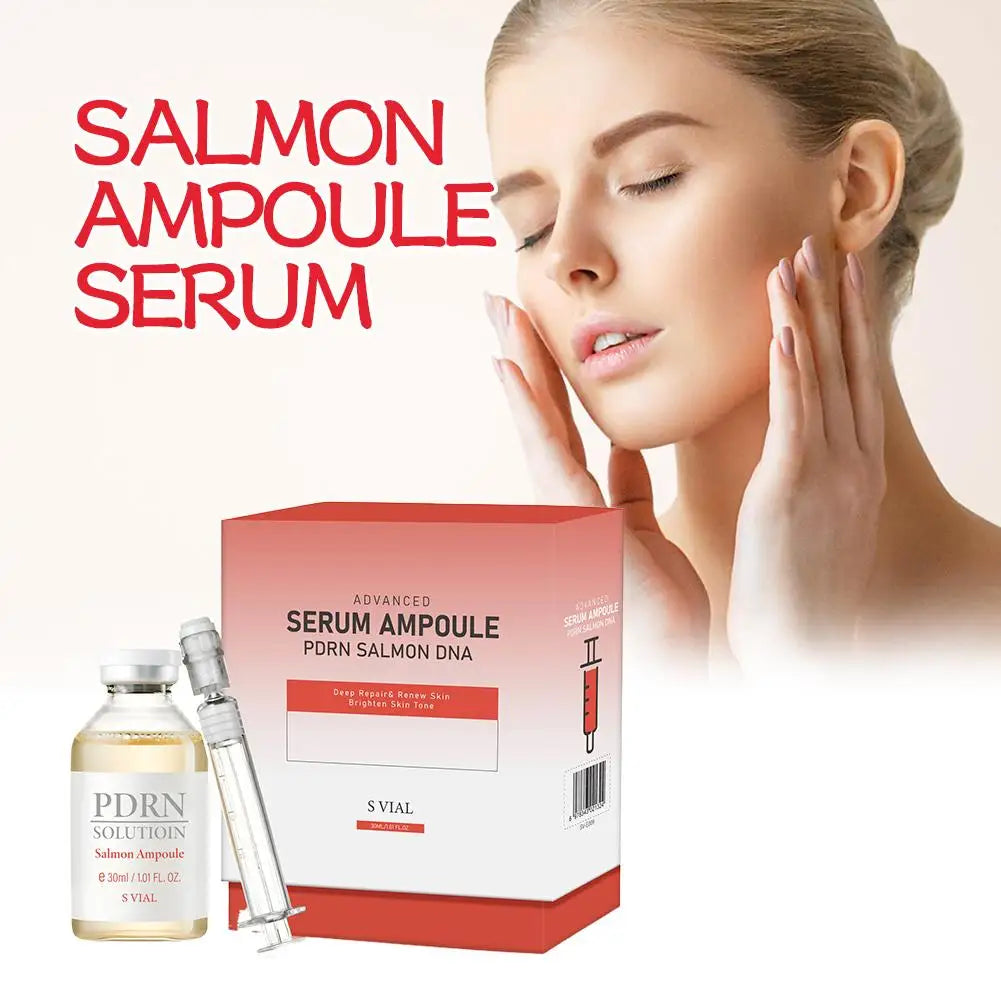Korean PDRN Salmon DNA Ampoule Fine Line Reducing & Skin Strengthening Serum Deep Repair Facial Glowing For All Skin Types