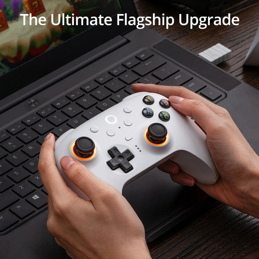 8BitDo Ultimate 2 Wireless Gaming Controller for PC / Android with TMR Joysticks, Switchable Triggers, Motion Control, 8Speed