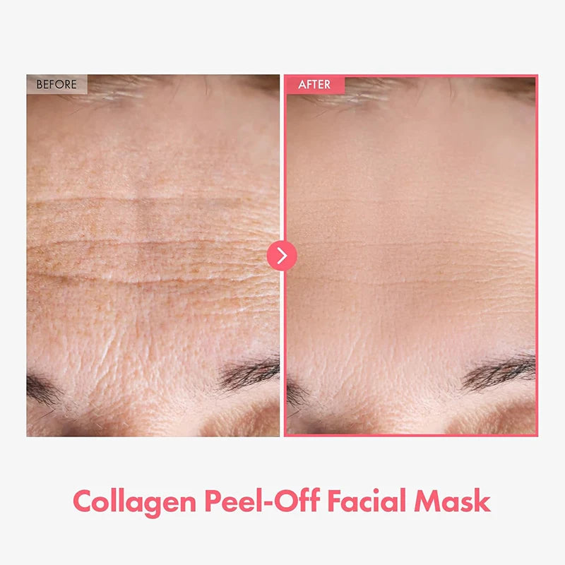 New Collagen Wrapping Mask Peel Off Facial Mask for ElasticityV Hydrating Glow Glass Skin Face Moisturizer Korean Skin Care 50ml