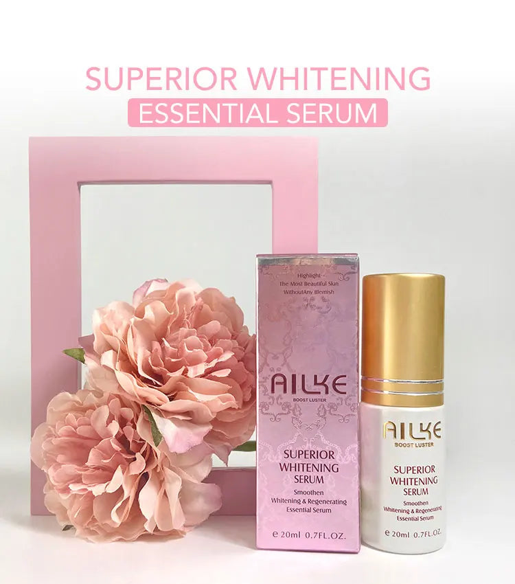 AILKE Women Whitening Face Care Set, Lightening, Reduce Dark Spots, Anti Wrinkles, For All Skin Types, Not Greasy, Easy Absorb