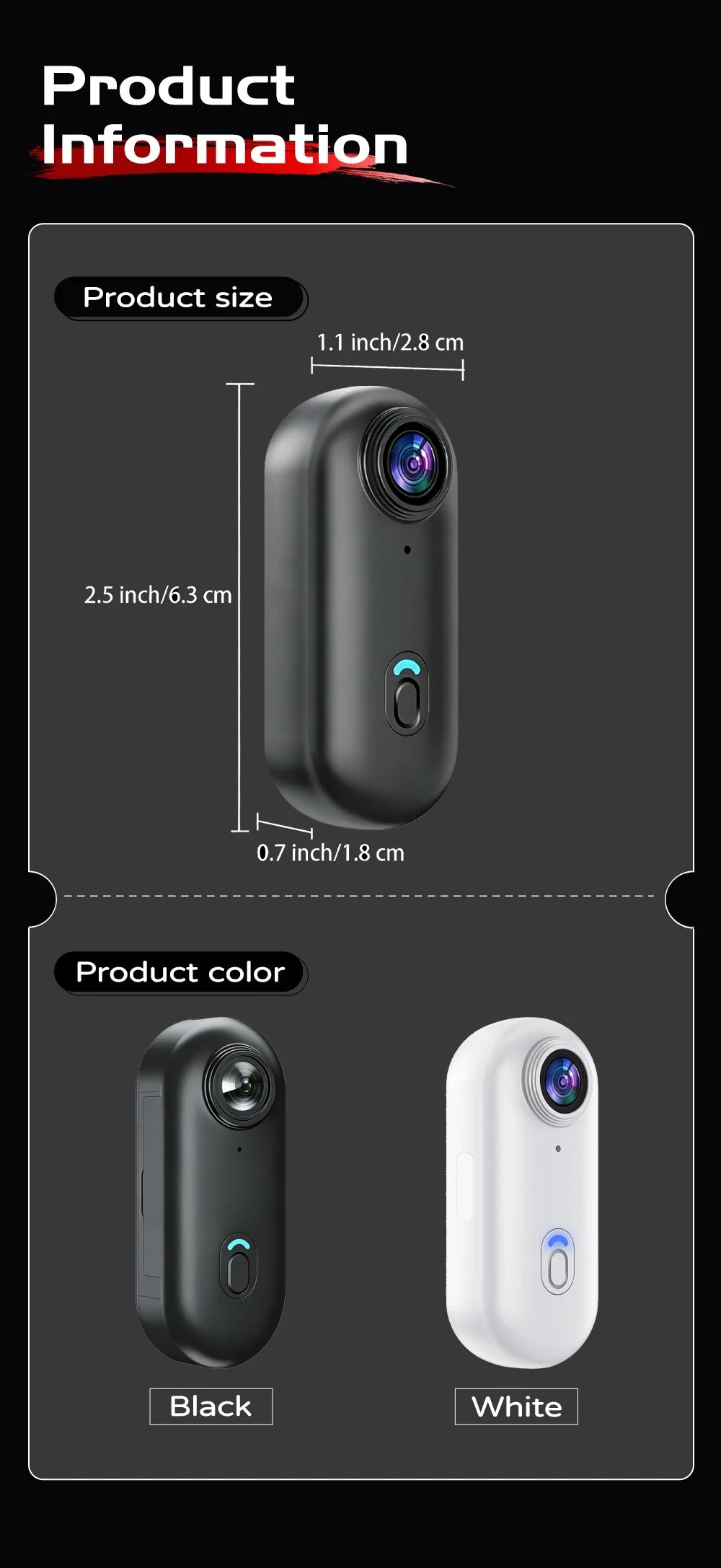POV Magnetic Sports Camera 4K 30M Waterproof 2.4G Wireless WiFi Motorcycle Mini Small Action Body Video Vlog Cameras Helmet Bike
