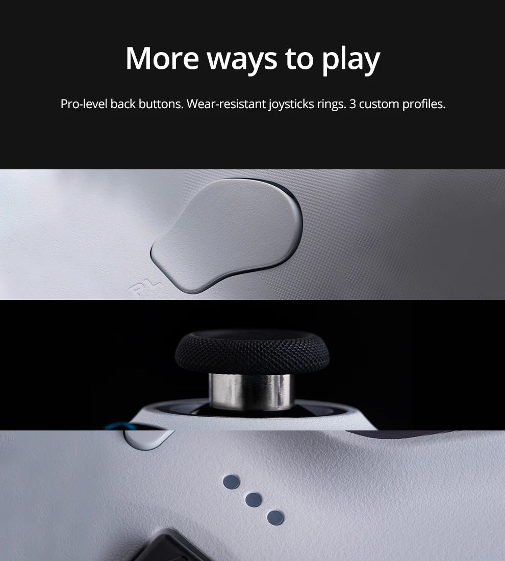 8BitDo Ultimate 2 Wireless Gaming Controller for PC / Android with TMR Joysticks, Switchable Triggers, Motion Control, 8Speed