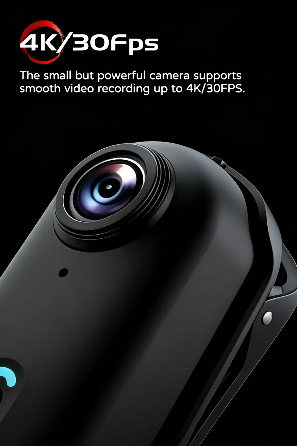 POV Magnetic Sports Camera 4K 30M Waterproof 2.4G Wireless WiFi Motorcycle Mini Small Action Body Video Vlog Cameras Helmet Bike
