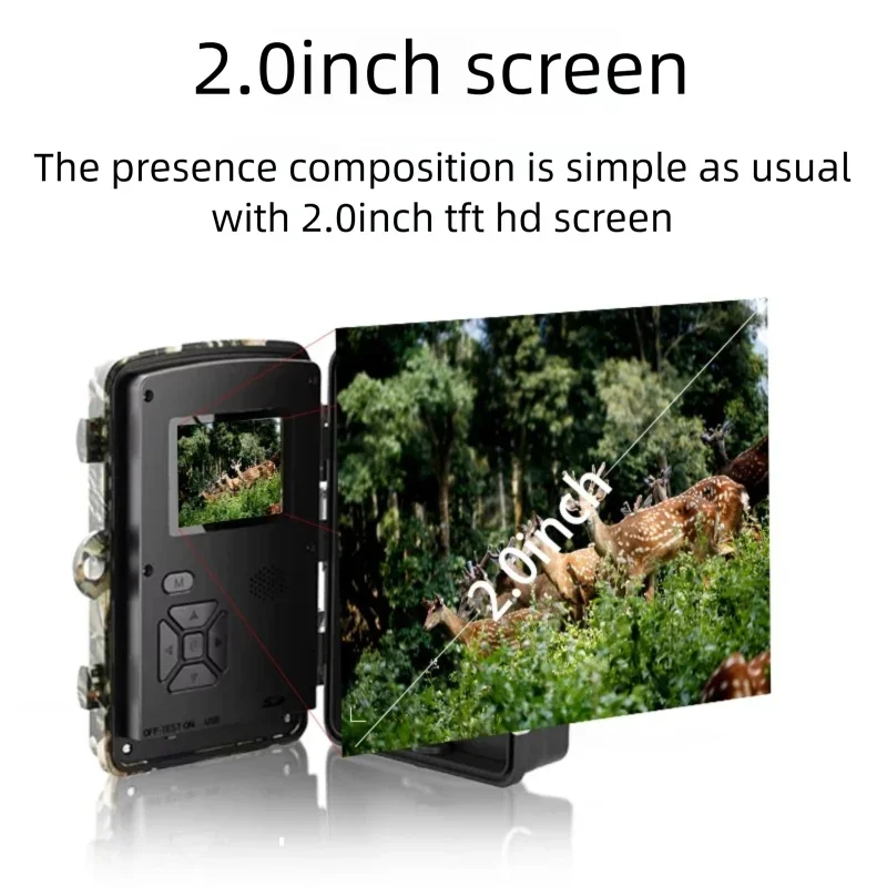 Mini Hunting Trail Camera 1080P 940nm 16MP Infrared Night Vision Motion Activated Tracking Photo Trap Cam Wild Surveillance