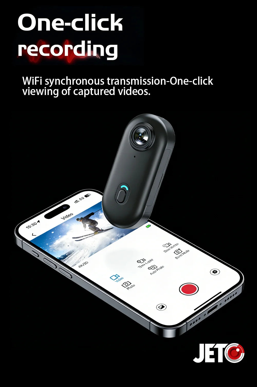 POV Magnetic Sports Camera 4K 30M Waterproof 2.4G Wireless WiFi Motorcycle Mini Small Action Body Video Vlog Cameras Helmet Bike