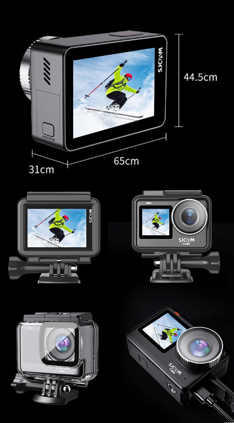 SJCAM Flagship SJ11 Or CAM4 Action Camera 4K 2.33" Touch Screen Waterproof 5G WiFi Active HDR Video action cam camera sport