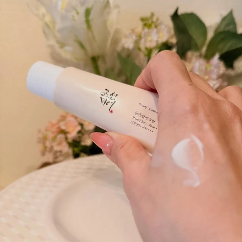 Summer Coolness Sunscreen Korean Beauty of Joseon Rice Probiotic Solar Blocker Skin Cream Facial Mild Hydration Ginseng Essence