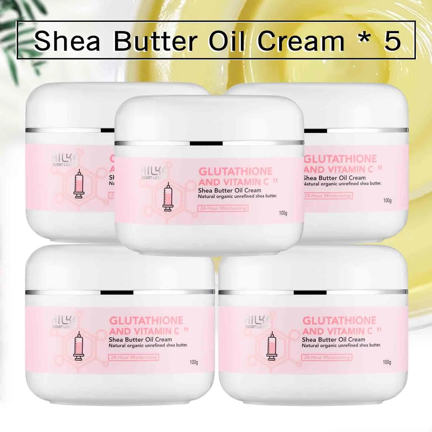 AILKE Whitening And Lightening Cream, Suitable For Face And Body , Shea Butter Oil Natural Intense Hydrating Repair Cracked Skin