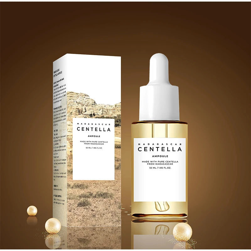 Madagascar Centella Asiatica Ampoule Facial Serum,Facial Moisturizing,Brightening,Tightening and Repair,Reduce Fine Lines/Pores