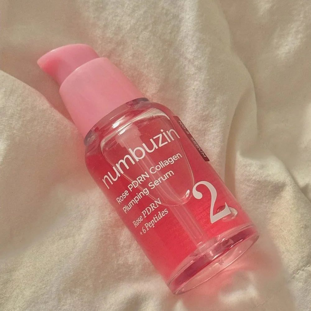 Numbuzin Serum Set NO.2 Rose PDRN Collagen + NO.3 Bio-Retinol Pore Refining + NO.4 Ceramide AHA Skin Prep Korean Skincare