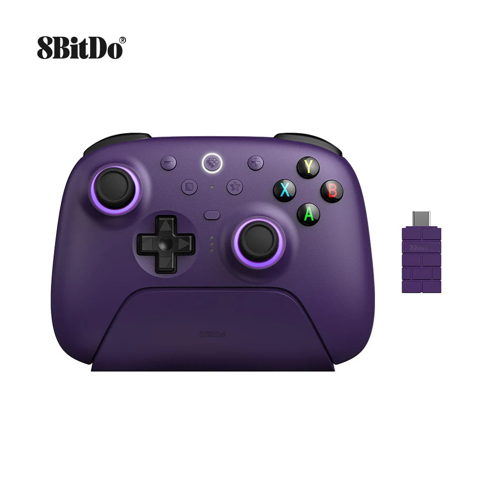 8BitDo Ultimate 2 Wireless Gaming Controller for PC / Android with TMR Joysticks, Switchable Triggers, Motion Control, 8Speed