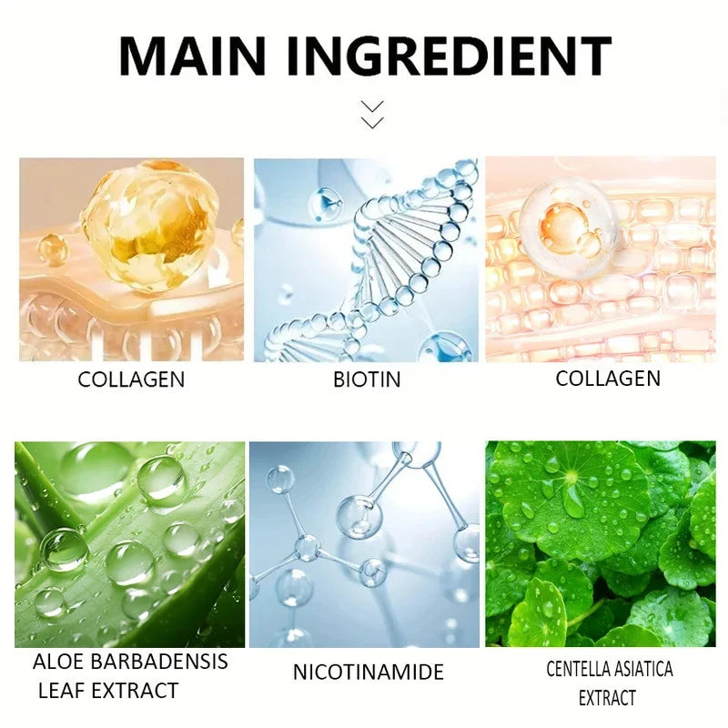 Collagen Biotin Sleeping Mask Night Cream Women Dry Skin Face Care