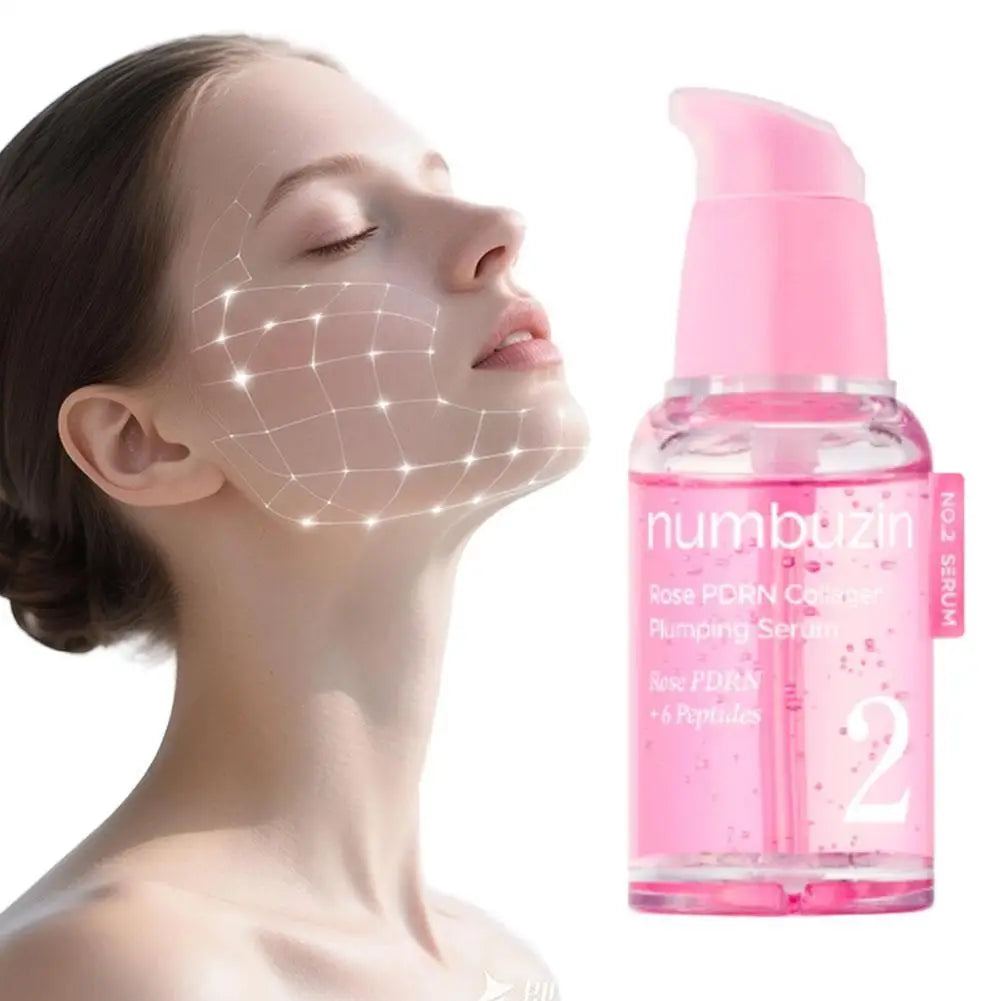 Numbuzin Serum Set NO.2 Rose PDRN Collagen + NO.3 Bio-Retinol Pore Refining + NO.4 Ceramide AHA Skin Prep Korean Skincare