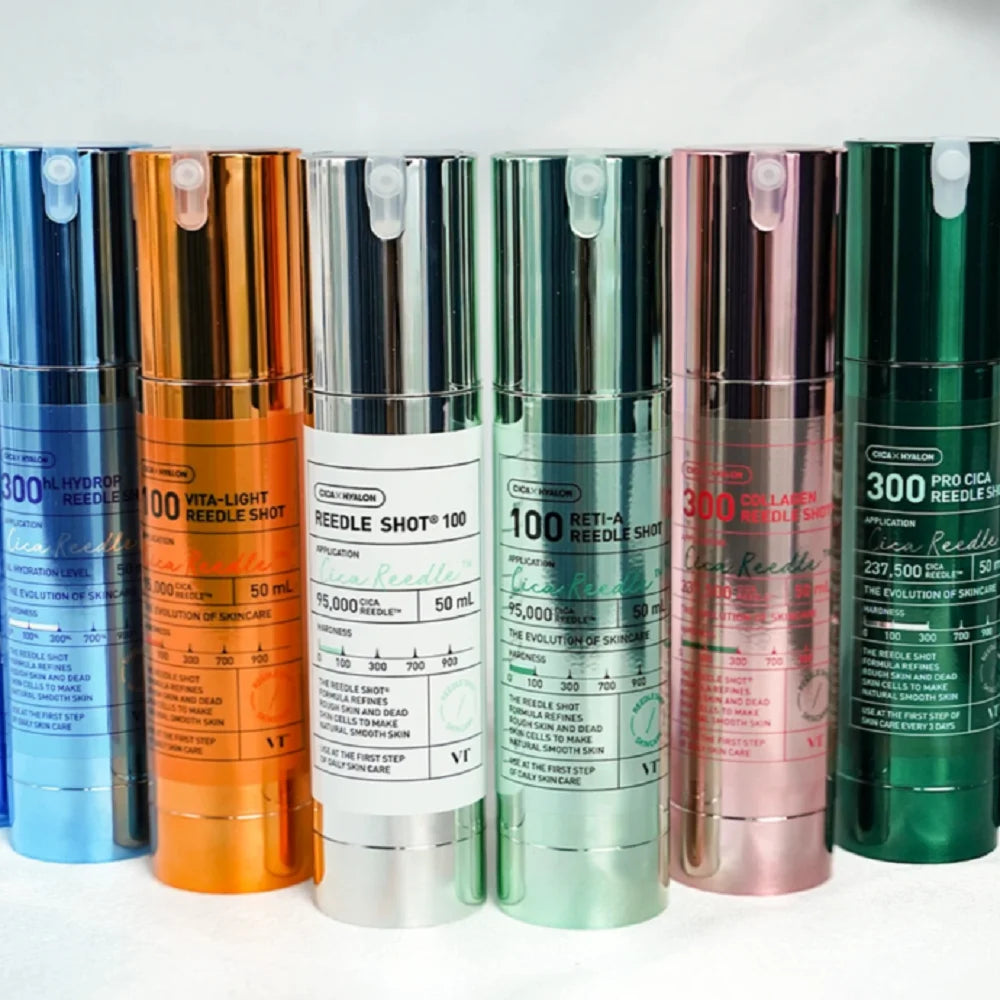 100/300 Reedle Shot VT Microcrystal Serum - Promote Skin Metabolism, Moisturizing, Gently Exfoliating, Pore-minimizing, Skincare