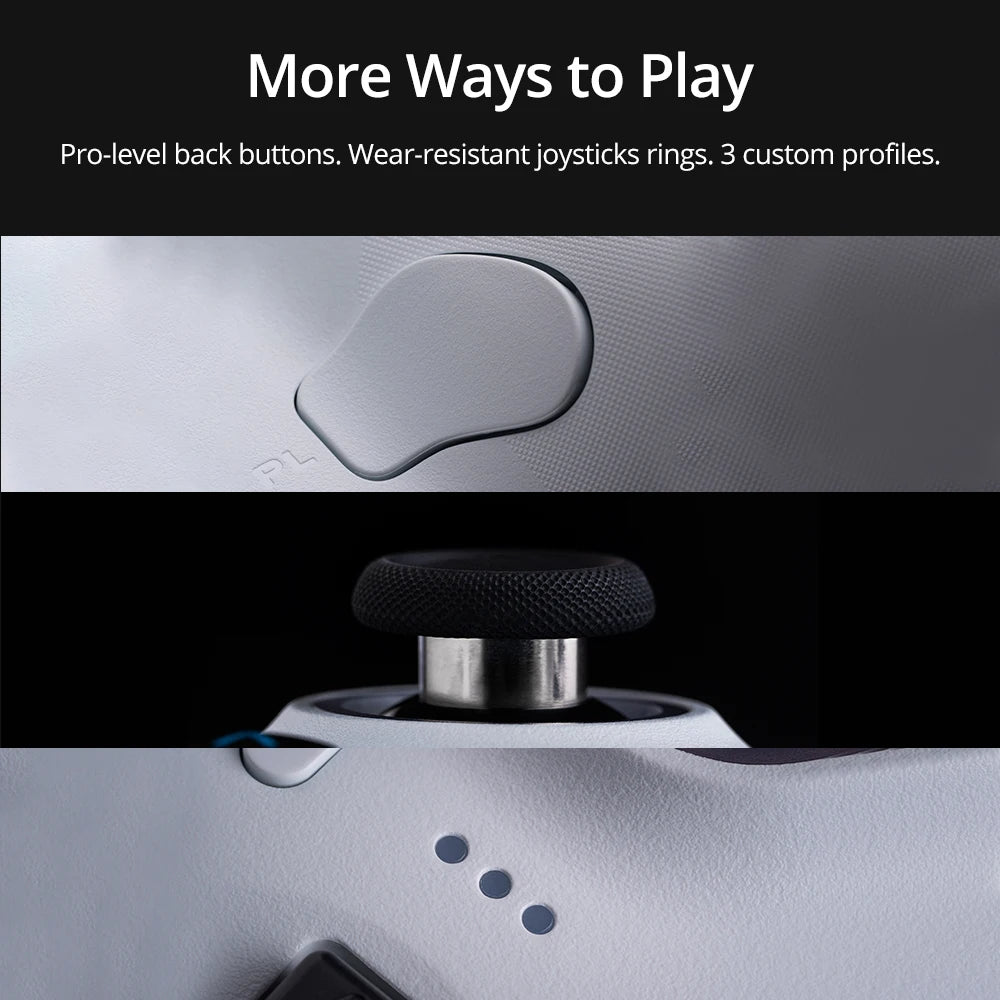 8BitDo Ultimate 2 Wireless Gaming Controller for PC / Android with TMR Joysticks, Switchable Triggers, Motion Control, 8Speed