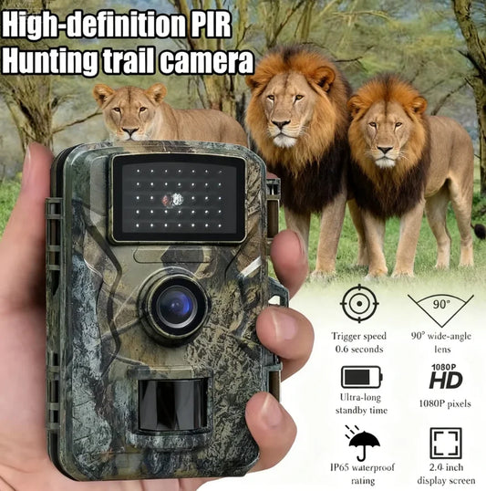 Mini Hunting Trail Camera 1080P 940nm 16MP Infrared Night Vision Motion Activated Tracking Photo Trap Cam Wild Surveillance