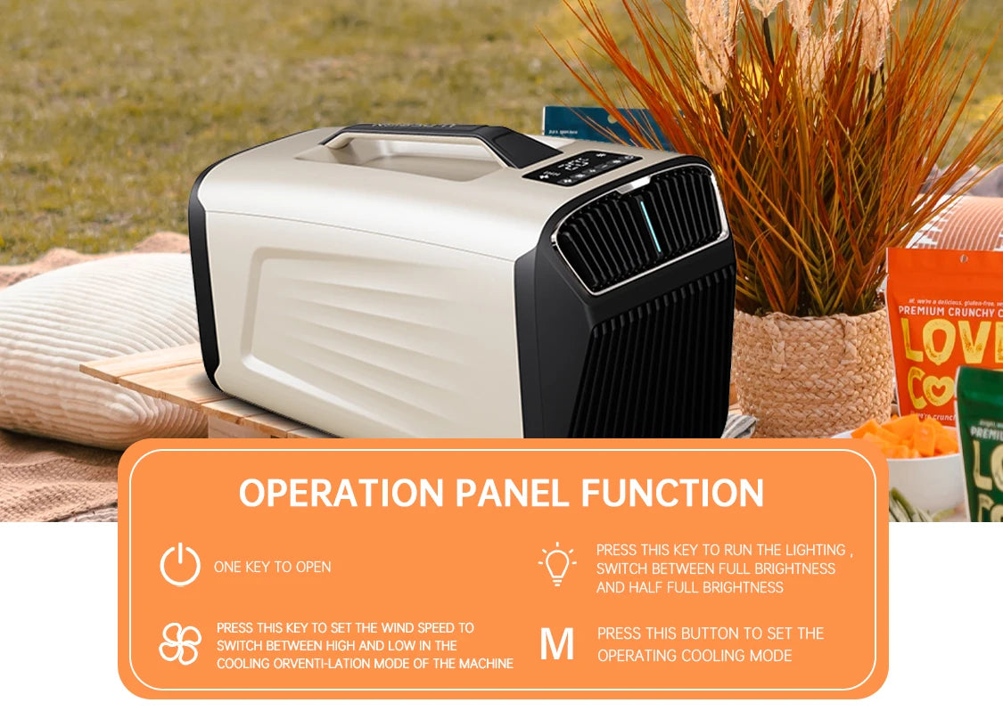 Hot Sale Portable Air Conditioner Mobile Air Conditioning for RV Tent Outdoors Truck Car CampingAC R290 5200Btu