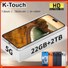 K-Touch New Ai iFone 17 Pro Maxi Smartphone Android 5G 7.3HD 22G+2TB Smart Mobile Phones 16+48MP Dual Sim 7800mAh Unlocked Cell Phone Global Version
