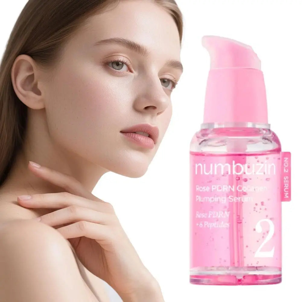 Numbuzin Serum Set NO.2 Rose PDRN Collagen + NO.3 Bio-Retinol Pore Refining + NO.4 Ceramide AHA Skin Prep Korean Skincare