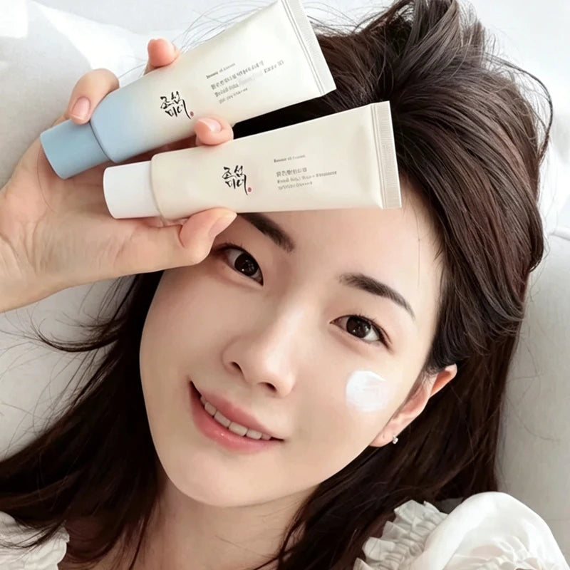 Summer Coolness Sunscreen Korean Beauty of Joseon Rice Probiotic Solar Blocker Skin Cream Facial Mild Hydration Ginseng Essence