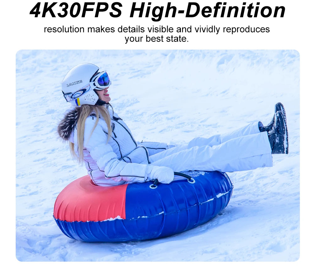 Ourlife 4K Action Camera Ultra HD 16MP WiFi 2.0 inch Screen 170D DVR Webcam Underwater 30M Helmet Video Recording Sport Camera