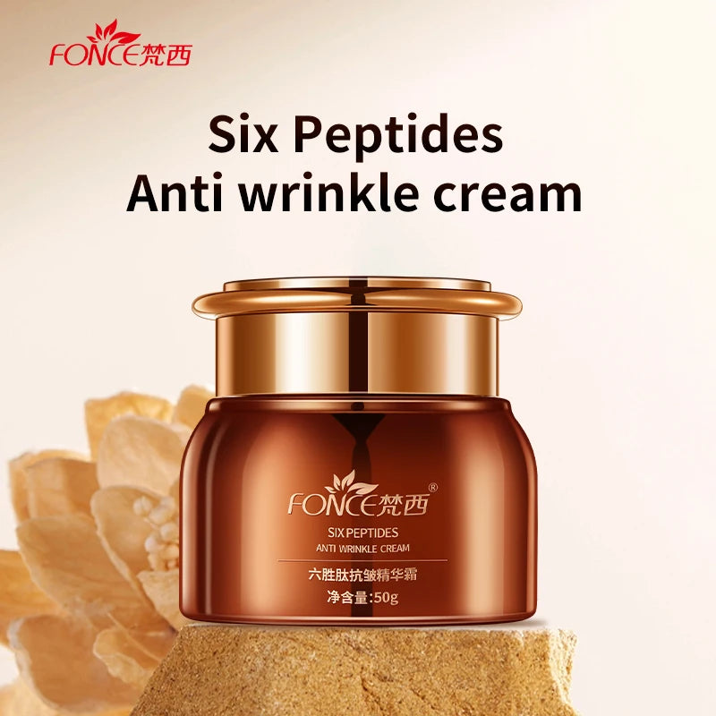 FONCE Hexapeptide Moisturizing firmingCream Lift Anti-Wrinkle Lady Cream Collagen hyaluronic acid Face cream skin care cosmetics