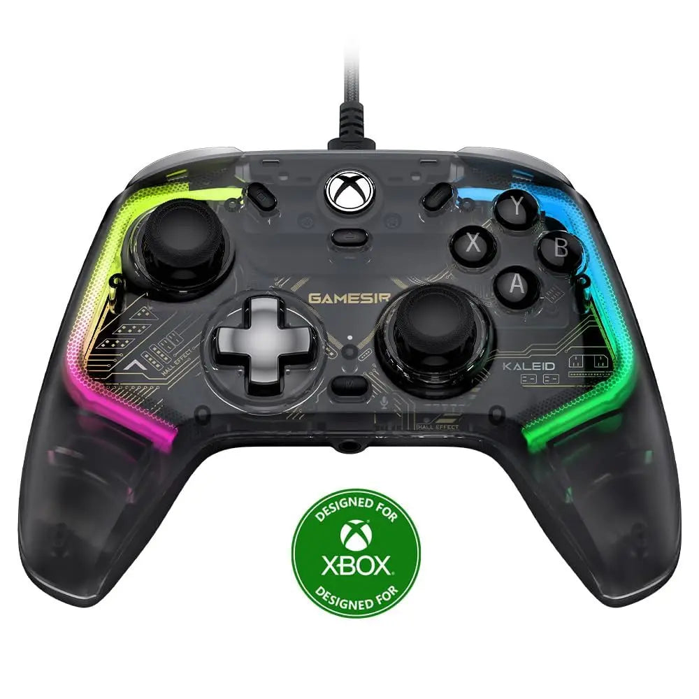 Kaleid Flux Xbox Gaming Controller Wired Gamepad with Hall Effect for Xbox Series S Xbox Series X Xbox One PC Steam