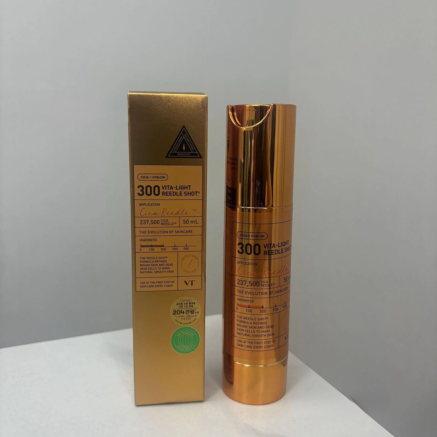 100/300 Reedle Shot VT Microcrystal Serum - Promote Skin Metabolism, Moisturizing, Gently Exfoliating, Pore-minimizing, Skincare
