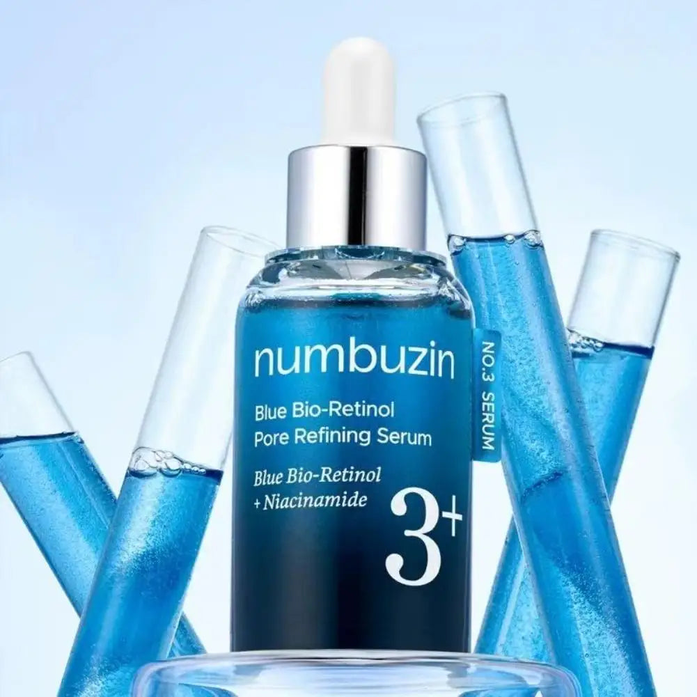 Numbuzin Serum Set NO.2 Rose PDRN Collagen + NO.3 Bio-Retinol Pore Refining + NO.4 Ceramide AHA Skin Prep Korean Skincare