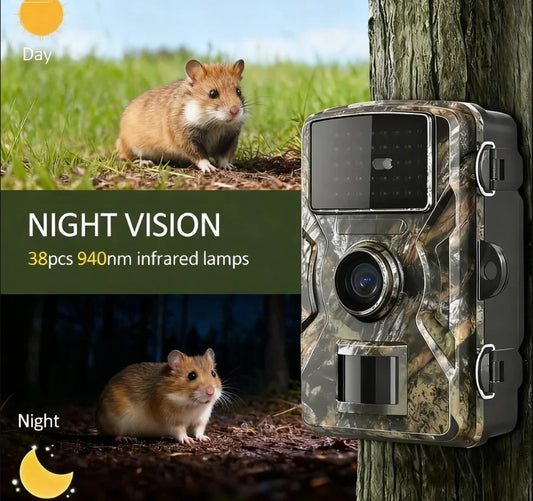 Mini Hunting Trail Camera 1080P 940nm 16MP Infrared Night Vision Motion Activated Tracking Photo Trap Cam Wild Surveillance