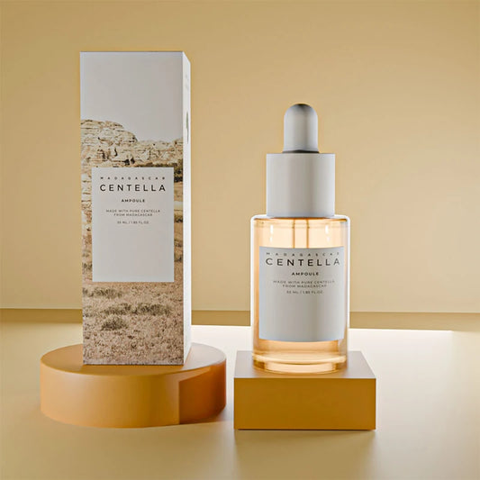 Madagascar Centella Asiatica Ampoule Facial Serum,Facial Moisturizing,Brightening,Tightening and Repair,Reduce Fine Lines/Pores