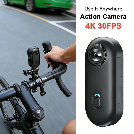 POV Magnetic Sports Camera 4K 30M Waterproof 2.4G Wireless WiFi Motorcycle Mini Small Action Body Video Vlog Cameras Helmet Bike